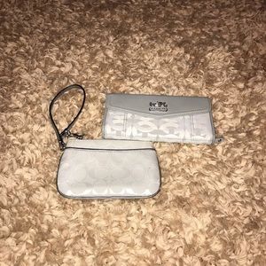 Coach Clutch and Wallet Set